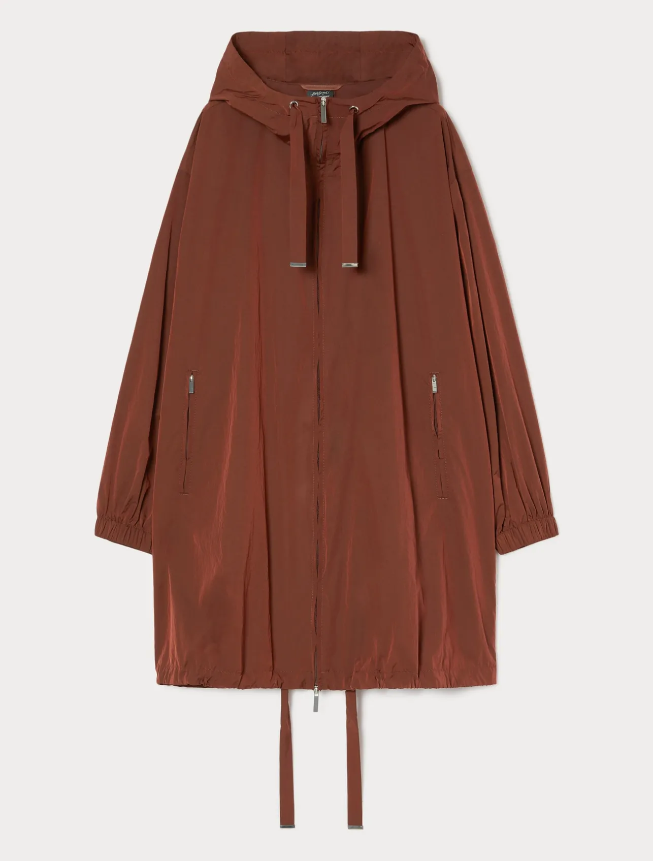 Discount Marina Rinaldi Nylon canvas parka COPPER