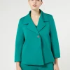 Clearance Marina Rinaldi Ottoman jacket GREEN