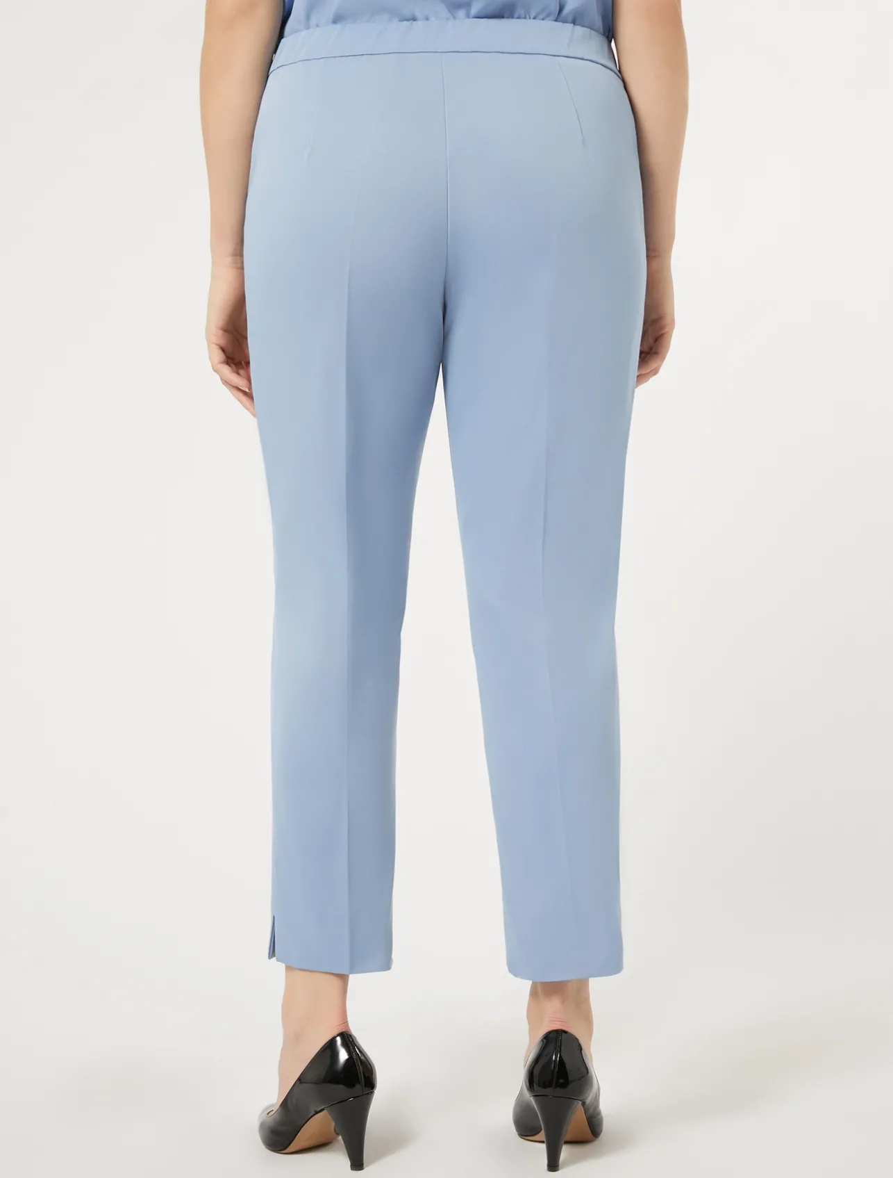 Fashion Marina Rinaldi Ottoman trousers LIGHTBLUE