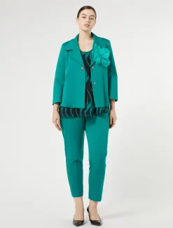 New Marina Rinaldi Ottoman trousers GREEN