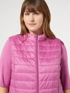 Discount Marina Rinaldi Padded gilet ANTIQUEROSE