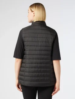 Fashion Marina Rinaldi Padded gilet BLACK
