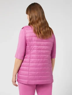 Discount Marina Rinaldi Padded gilet ANTIQUEROSE
