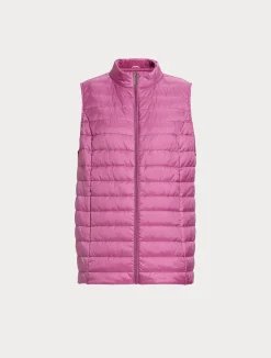 Discount Marina Rinaldi Padded gilet ANTIQUEROSE