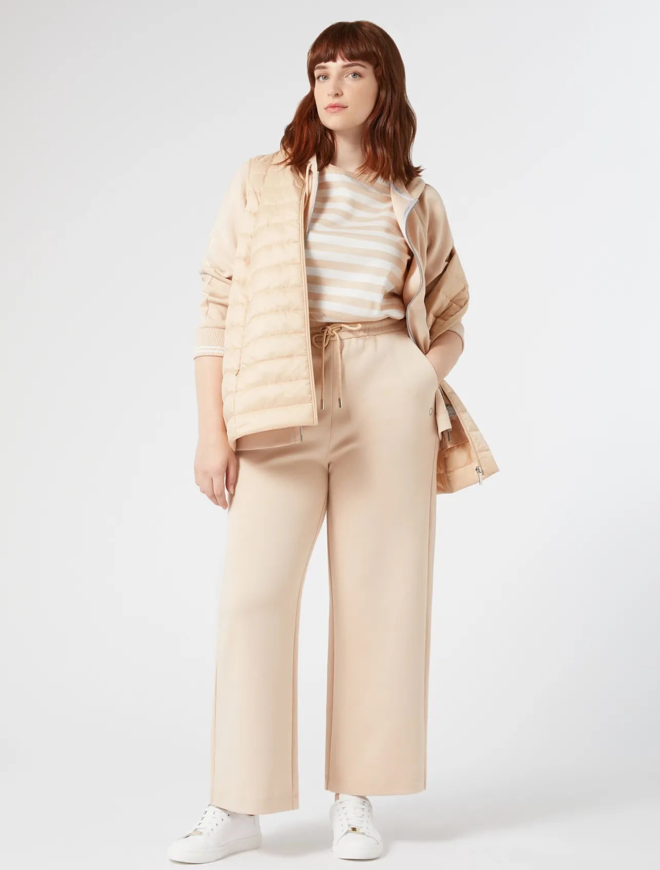 Hot Marina Rinaldi Padded gilet POWDER