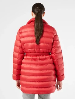 Clearance Marina Rinaldi Padded jacket in water-repellent nylon canvas RED