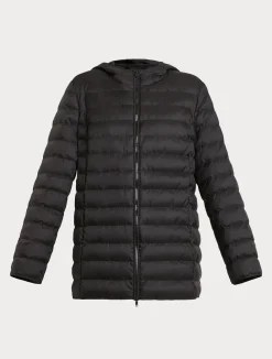 New Marina Rinaldi Padded jacket in water-repellent nylon canvas BLACK