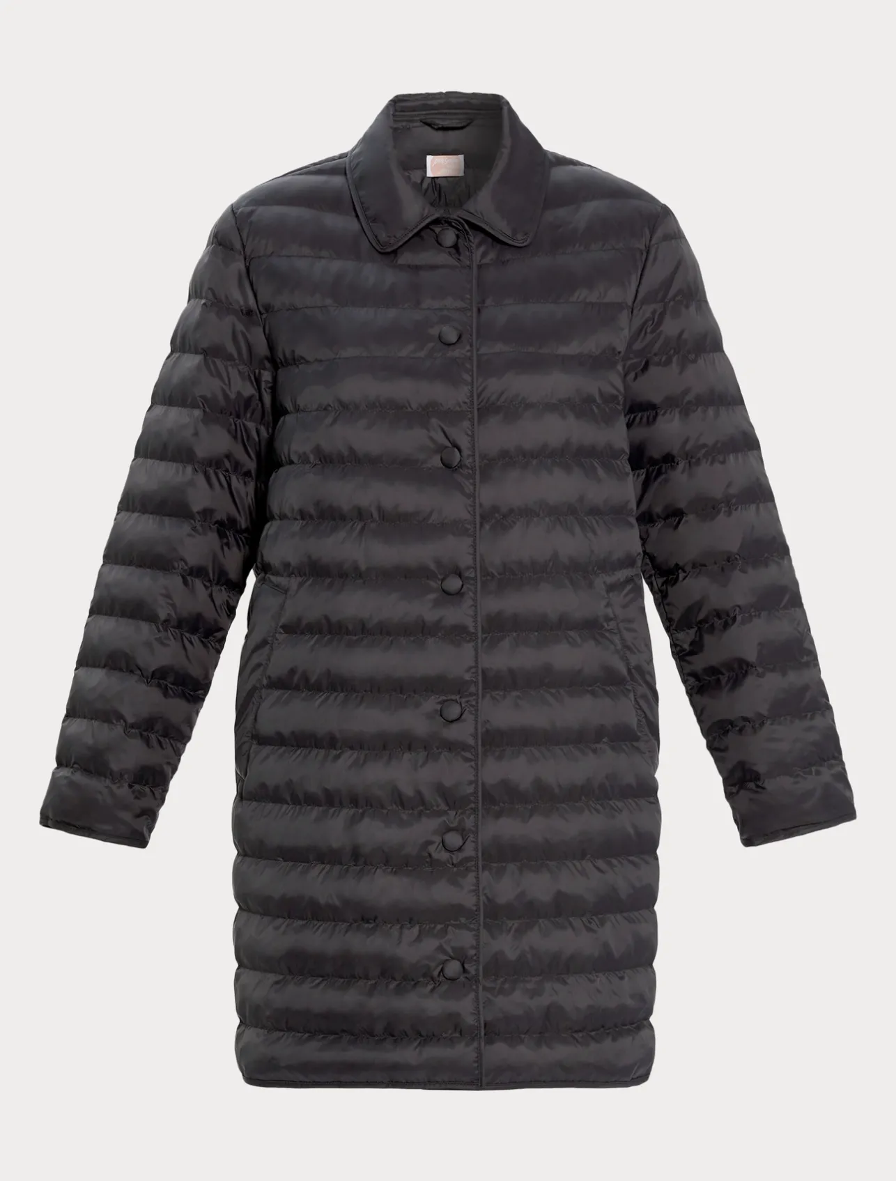 Fashion Marina Rinaldi Padded jacket in water-repellent nylon canvas BLACK