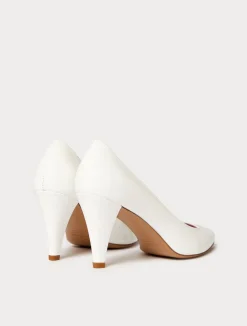 New Marina Rinaldi Patent leather court shoes WHITE