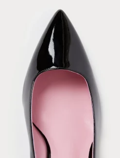 Sale Marina Rinaldi Patent leather court shoes BLACK