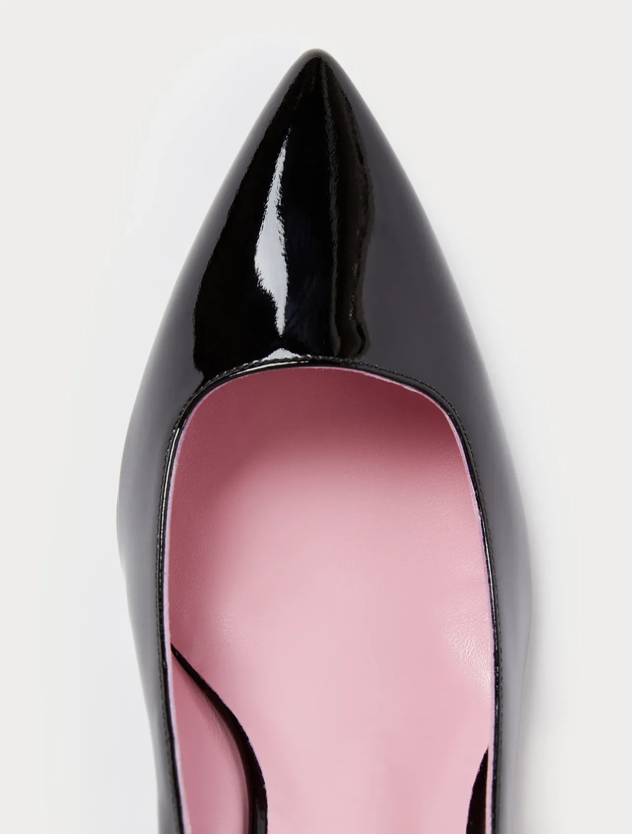 Sale Marina Rinaldi Patent leather court shoes BLACK