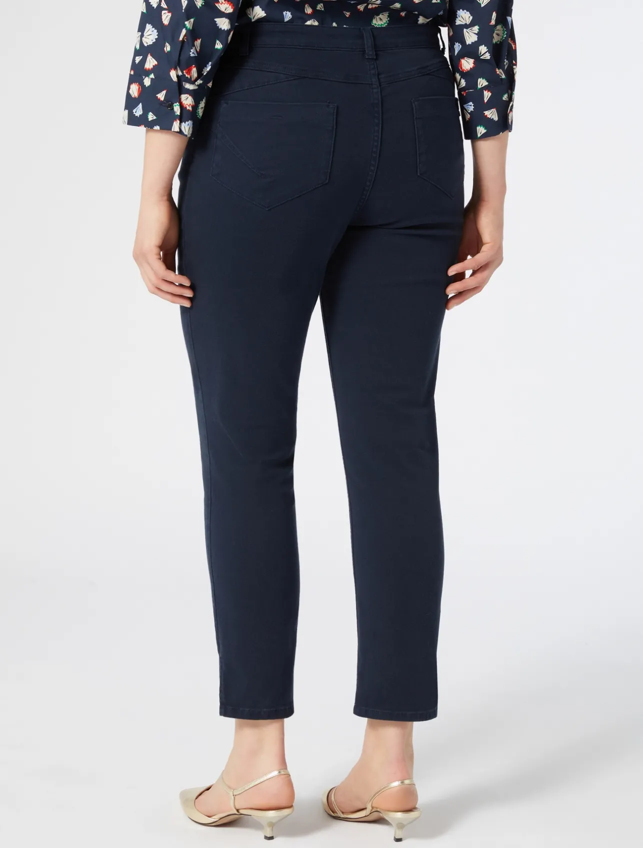 Hot Marina Rinaldi Perfect-fit cotton bull denim jeans MIDNIGHTBLUE