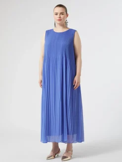 Clearance Marina Rinaldi Pleated georgette dress AVIO