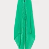 Outlet Marina Rinaldi Pleated georgette stole PASTELGREEN