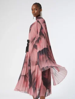 Clearance Marina Rinaldi Pleated georgette stole PINK