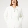 Clearance Marina Rinaldi Pleated jersey jacket WHITE