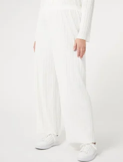 Online Marina Rinaldi Pleated jersey trousers WHITE