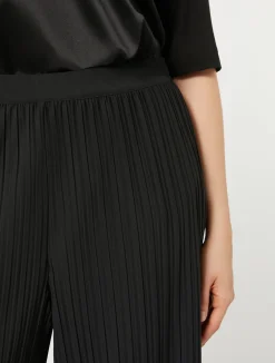 Hot Marina Rinaldi Pleated jersey trousers BLACK
