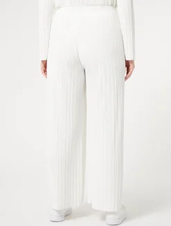 Online Marina Rinaldi Pleated jersey trousers WHITE