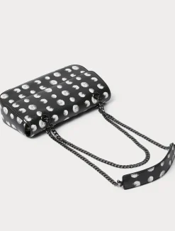 Outlet Marina Rinaldi Polka-dot print bag BLACK
