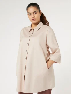 Fashion Marina Rinaldi Poplin shirt IVORY