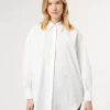 Online Marina Rinaldi Poplin shirt OPTICALWHITE