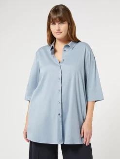 Best Marina Rinaldi Poplin shirt AVIO