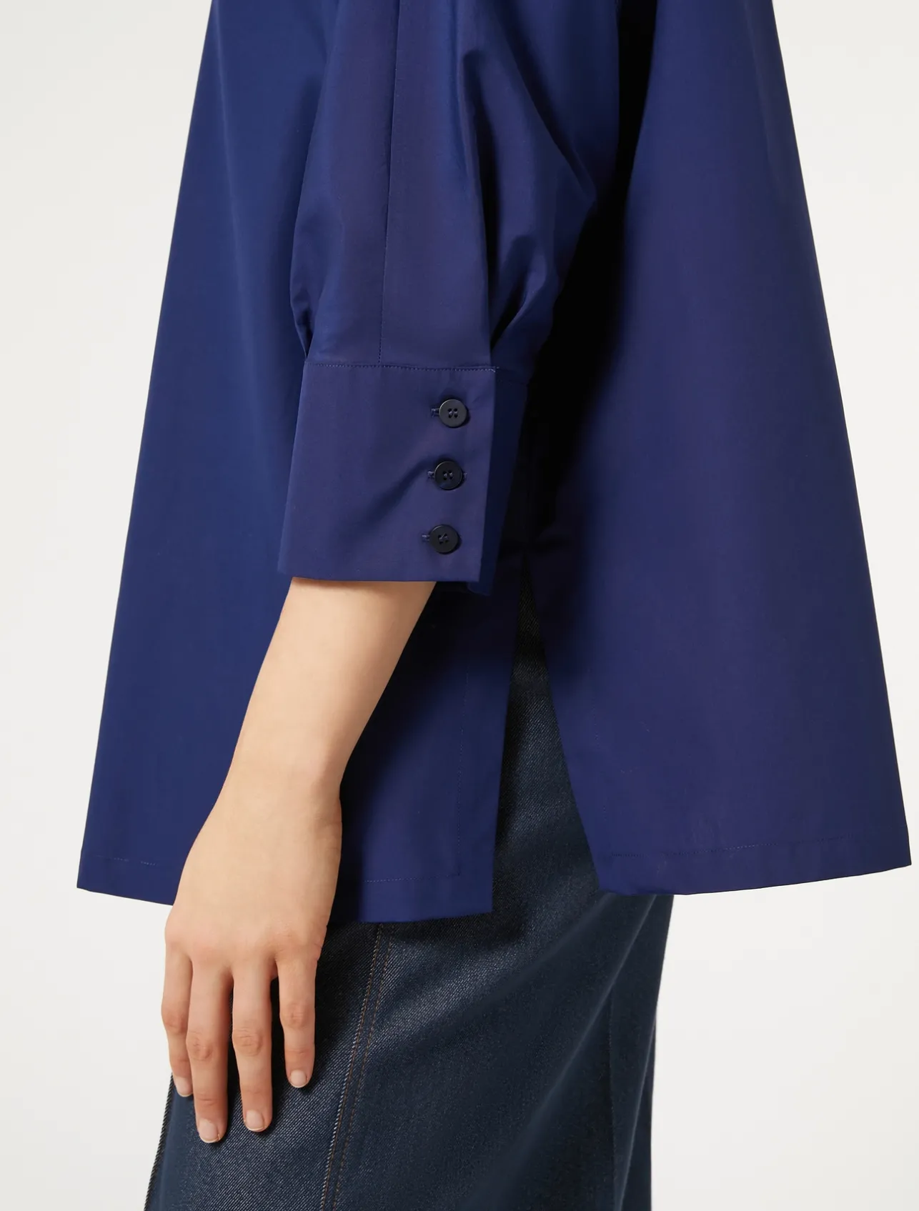 Hot Marina Rinaldi Poplin shirt BLUEPURPLE
