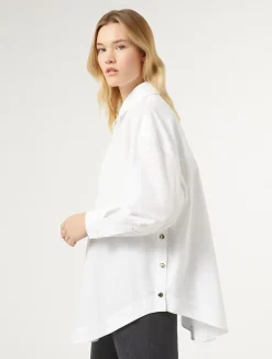 Online Marina Rinaldi Poplin shirt OPTICALWHITE
