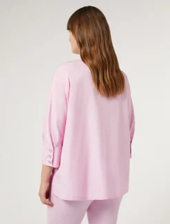 Discount Marina Rinaldi Poplin shirt PINK