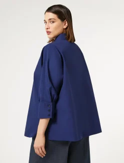 Hot Marina Rinaldi Poplin shirt BLUEPURPLE