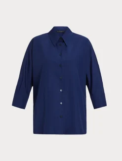 Hot Marina Rinaldi Poplin shirt BLUEPURPLE