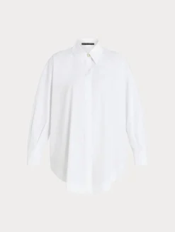 Online Marina Rinaldi Poplin shirt OPTICALWHITE