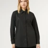 Outlet Marina Rinaldi Poplin shirt with rhinestones BLACK