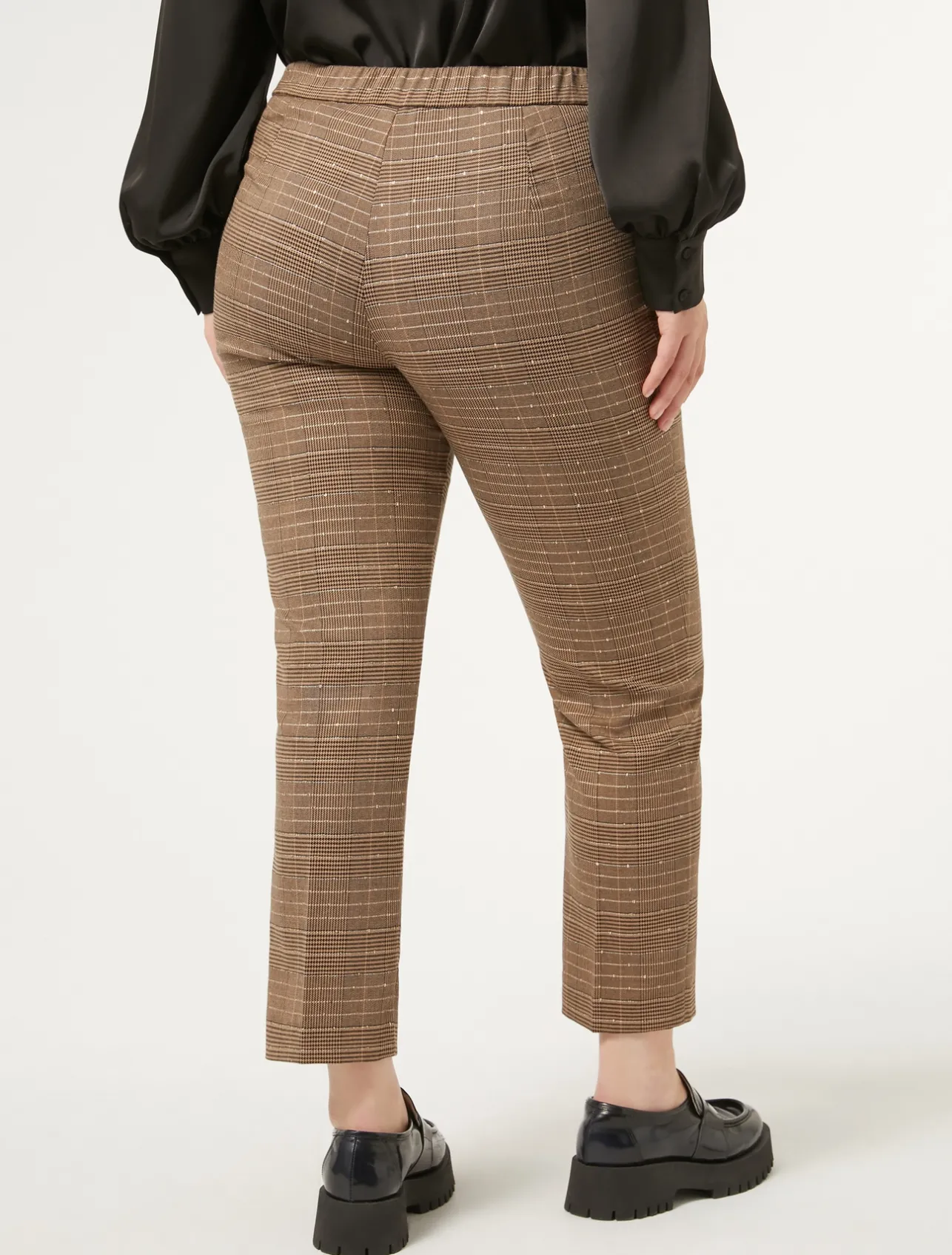 Fashion Marina Rinaldi Prince of Wales trousers DARKBOWN