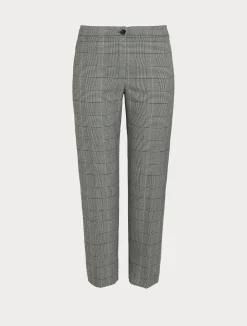 New Marina Rinaldi Prince of Wales trousers BLACK