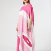 Clearance Marina Rinaldi Printed cady dress WHITE