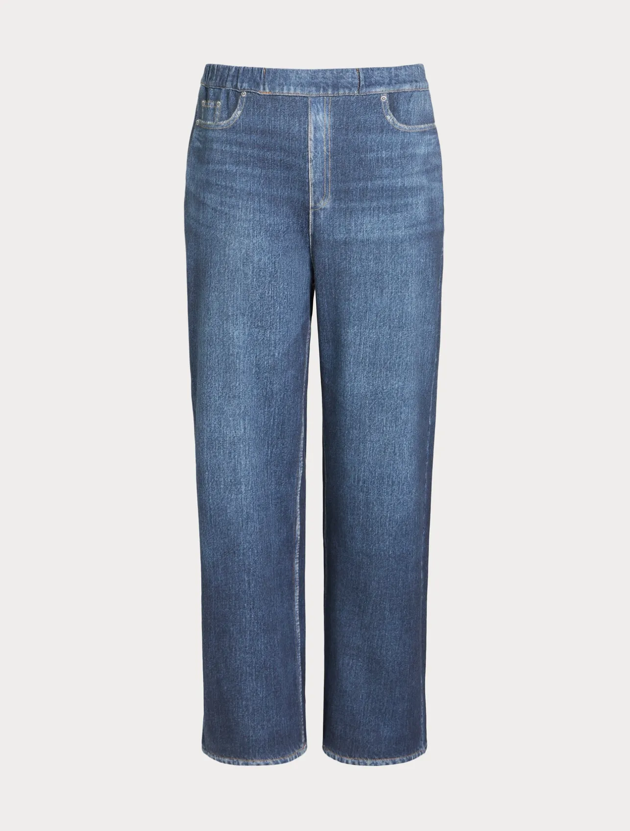 Outlet Marina Rinaldi Printed fleece trousers CORNFLOWERBLUE