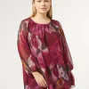 Fashion Marina Rinaldi Printed georgette blouse RUBY