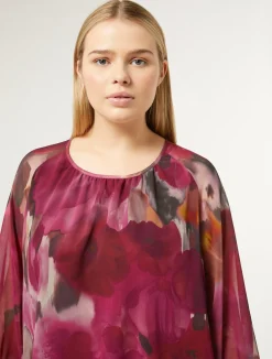 Fashion Marina Rinaldi Printed georgette blouse RUBY