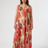 New Marina Rinaldi Printed georgette dress PINK
