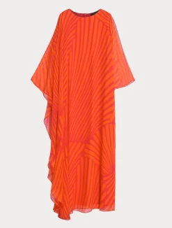 New Marina Rinaldi Printed georgette dress PINK