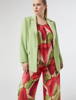 Outlet Marina Rinaldi Printed georgette top PINK
