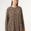Best Marina Rinaldi Printed jersey T-shirt BROWN