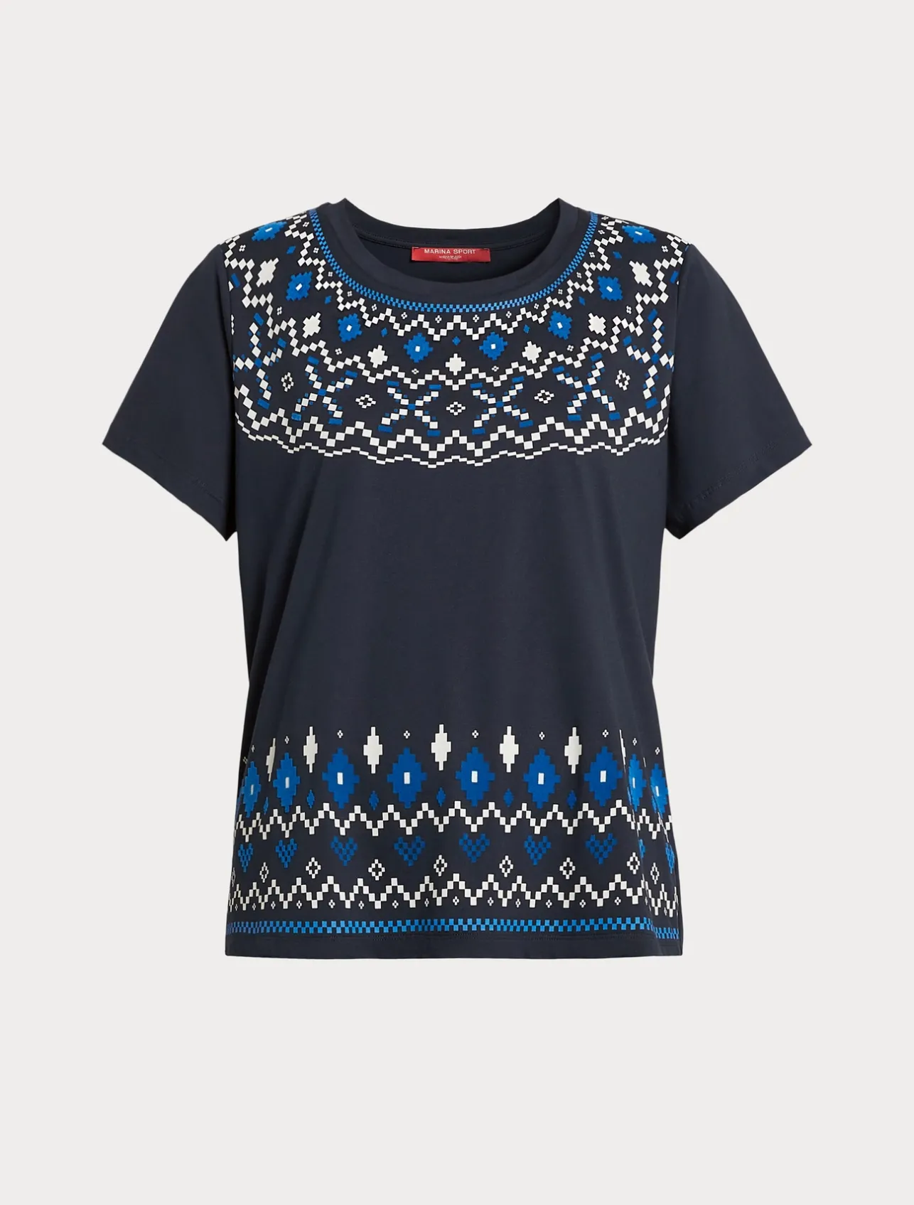 Best Marina Rinaldi Printed jersey T-shirt NAVY