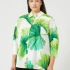 Best Marina Rinaldi Printed poplin shirt WHITE