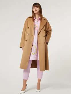 Outlet Marina Rinaldi Printed poplin tunic PINK
