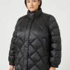Clearance Marina Rinaldi Puffer in technical fabric BLACK