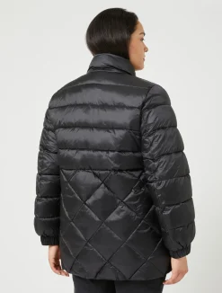 Clearance Marina Rinaldi Puffer in technical fabric BLACK