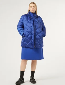 Hot Marina Rinaldi Puffer in technical fabric CORNFLOWERBLUE